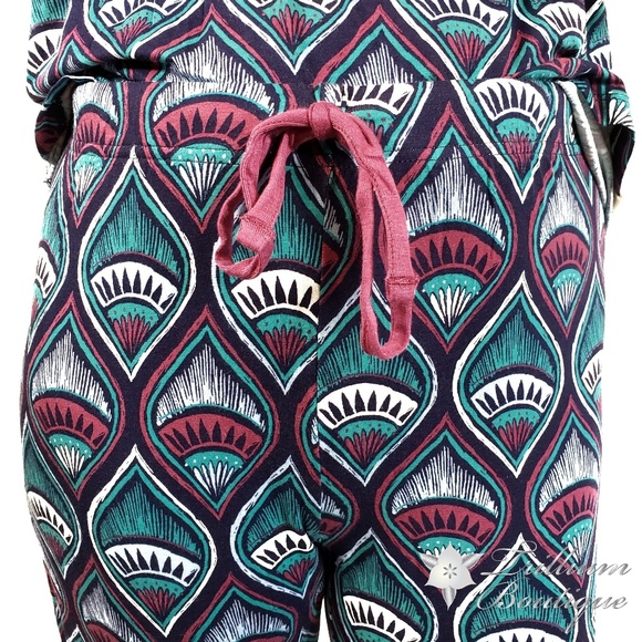 Munki Munki Women's Pajama Set - Deep Blue, NWT! - Picture 5 of 7